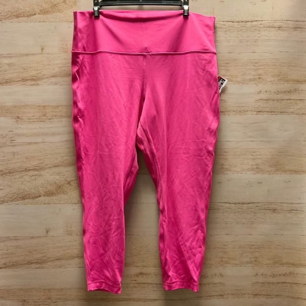 Athletic Leggings By Lululemon In Pink, Size: 3x Online