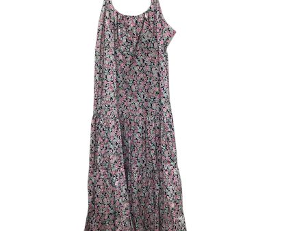 Dress Casual Maxi By Eesome In Floral Print, Size: L Hot on Sale