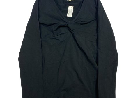 Top Long Sleeve By Madewell In Black, Size: S For Discount