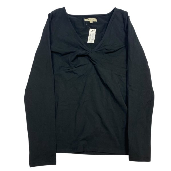 Top Long Sleeve By Madewell In Black, Size: S For Discount