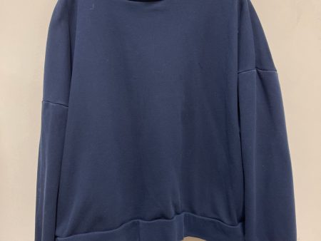 Athletic Sweatshirt Hoodie By Fabletics In Navy, Size: 2x Online now