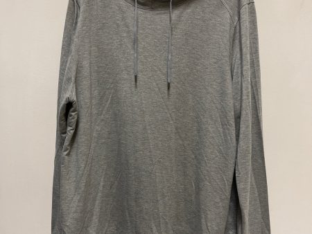 Athletic Top Long Sleeve Hoodie By Athletic Works In Grey, Size: 2x Hot on Sale