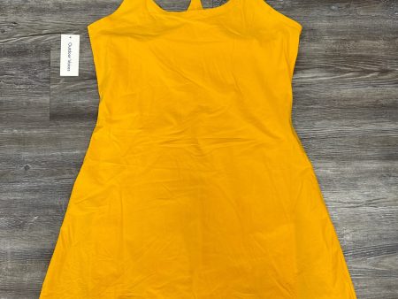 Athletic Dress By Outdoor Voices In Orange, Size: L Fashion