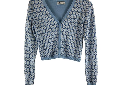 Sweater Cardigan By Hollister In Blue, Size: M Online Sale