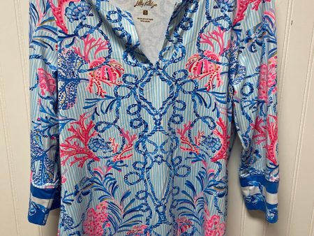 Top Long Sleeve Designer By Lilly Pulitzer In Blue, Size: S Online