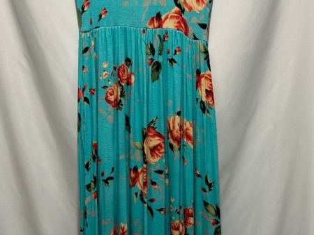 Dress Casual Maxi By Clothes Mentor In Blue, Size: M For Sale