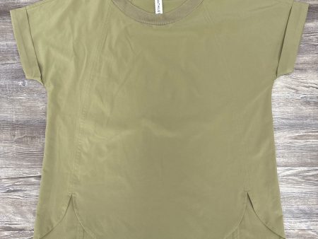 Athletic Top Short Sleeve By Athleta In Green, Size: S Supply