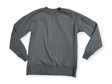 Athletic Sweatshirt Crewneck By Zella In Grey, Size: Xs For Cheap