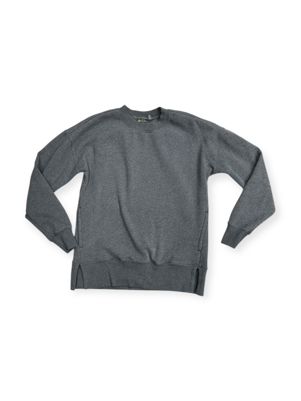 Athletic Sweatshirt Crewneck By Zella In Grey, Size: Xs For Cheap