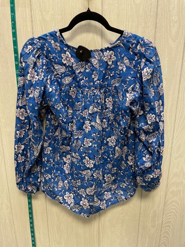 Floral Print Top Long Sleeve Sundry, Size Xs Fashion