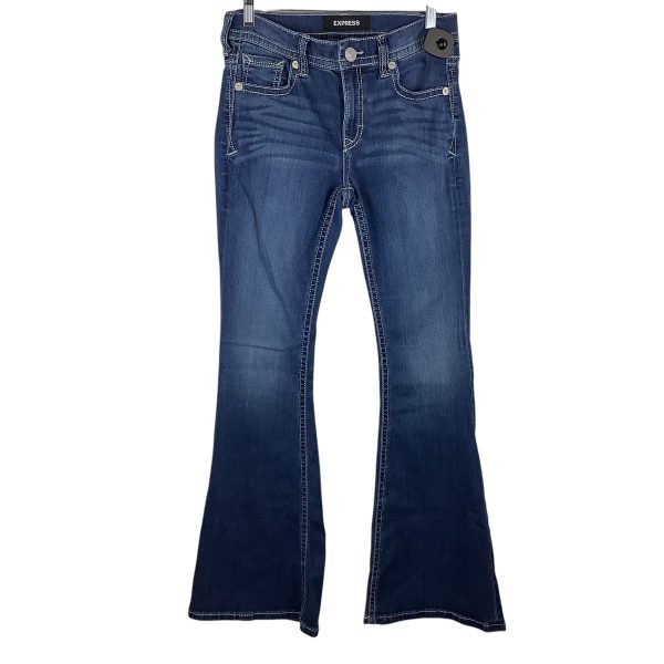 Jeans Boot Cut By Express In Blue Denim, Size: 2 Online