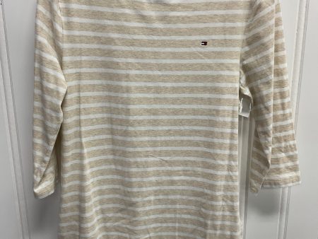 Top 3 4 Sleeve Basic By Tommy Hilfiger In Striped Pattern, Size: L For Sale