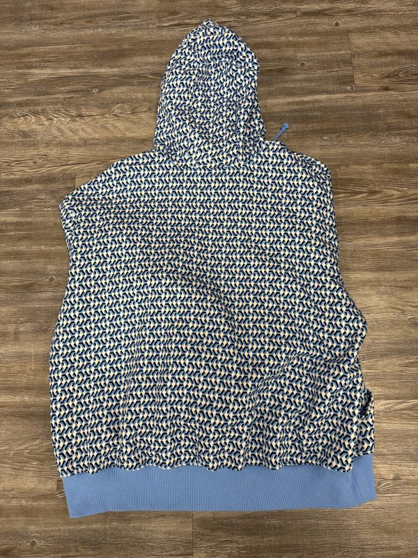 Athletic Sweatshirt Hoodie By Nike In Blue & White, Size: Xxl Hot on Sale