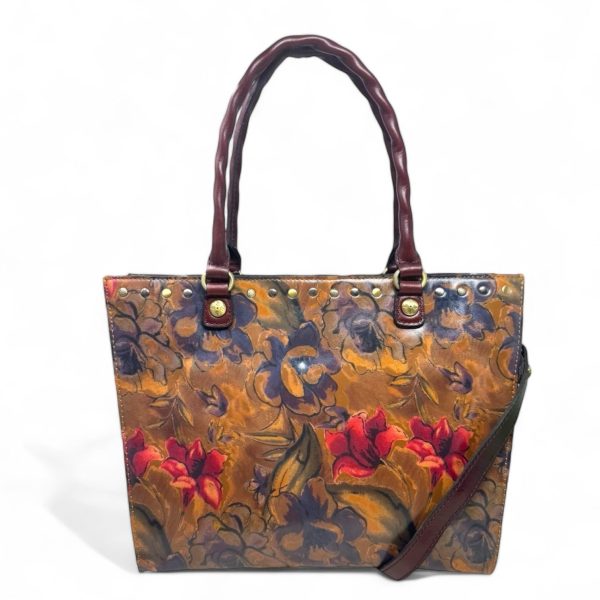 Zancona Tote in Sienna Sunset Handbag Designer By Patricia Nash, Size: Large Hot on Sale