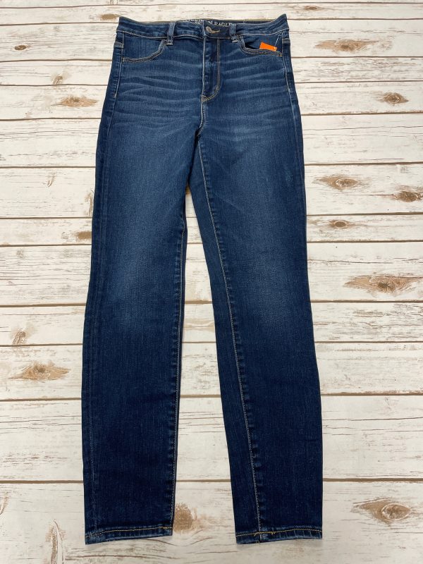 Jeans Jeggings By American Eagle In Blue Denim, Size: 10 on Sale