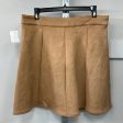 Skirt Mini & Short By Clothes Mentor In Brown, Size: L Online now