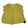 Top Short Sleeve Basic By J. Jill In Yellow, Size: L on Sale