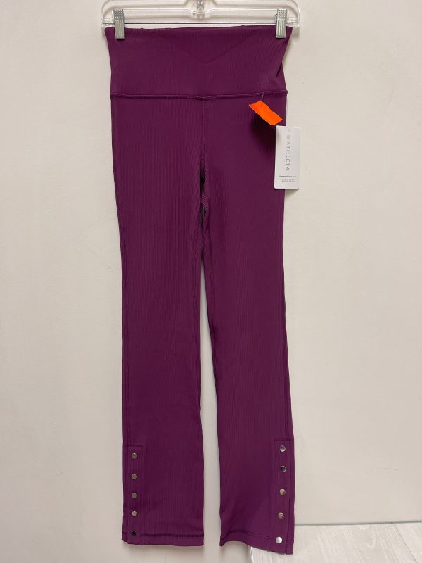 Athletic Leggings By Athleta In Purple, Size: S Cheap