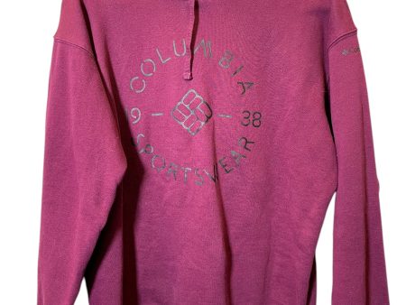 Sweatshirt Hoodie By Columbia In Maroon, Size: S For Discount