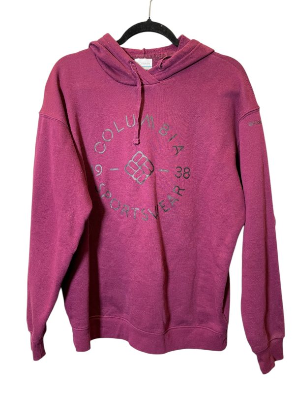 Sweatshirt Hoodie By Columbia In Maroon, Size: S For Discount