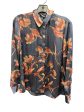 Blouse Long Sleeve By Express In Floral Print, Size: S For Discount