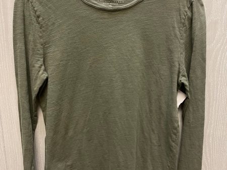 Top Long Sleeve Basic By Elliott Lauren In Green, Size: Xs Online Hot Sale