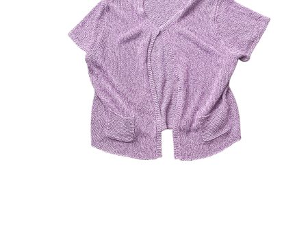 Sweater Short Sleeve By Eileen Fisher In Purple, Size: Xl Discount