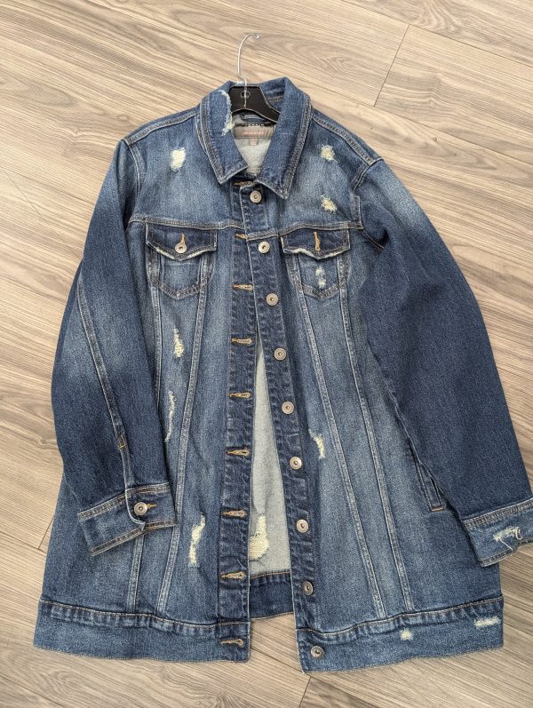 Jacket Denim By Torrid In Blue, Size: 3x Cheap