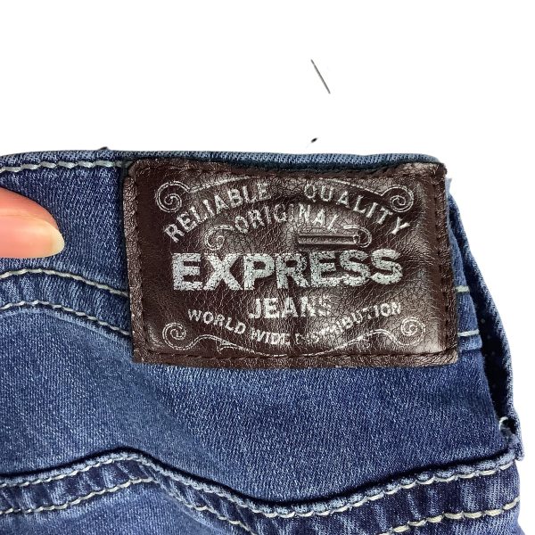 Jeans Boot Cut By Express In Blue Denim, Size: 2 Online