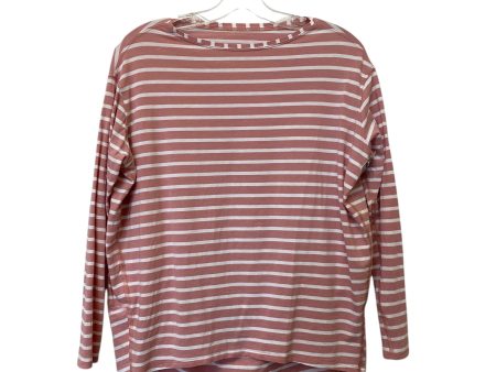 Top Long Sleeve By Lululemon In Striped Pattern, Size: M Fashion