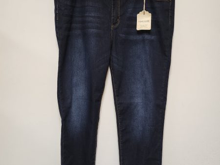 Jeans Straight By Clothes Mentor In Blue Denim, Size: 20 Fashion