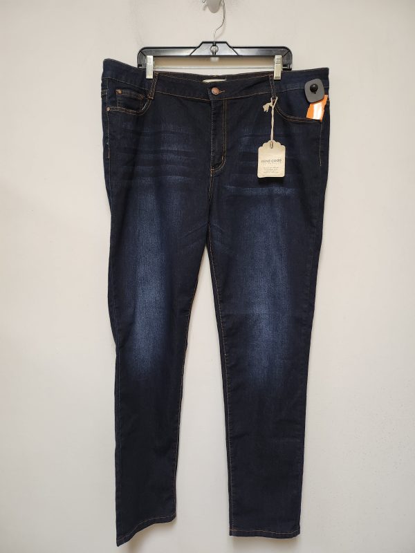 Jeans Straight By Clothes Mentor In Blue Denim, Size: 20 Fashion