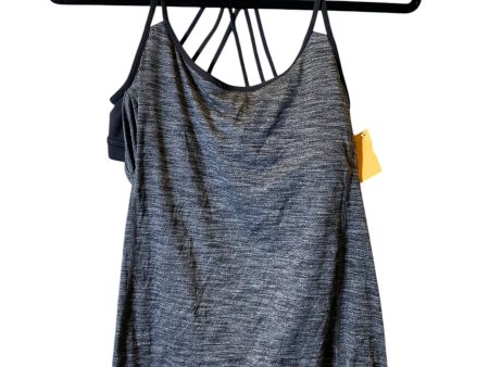 Athletic Tank Top By Lululemon In Black & Grey, Size: M Online Sale