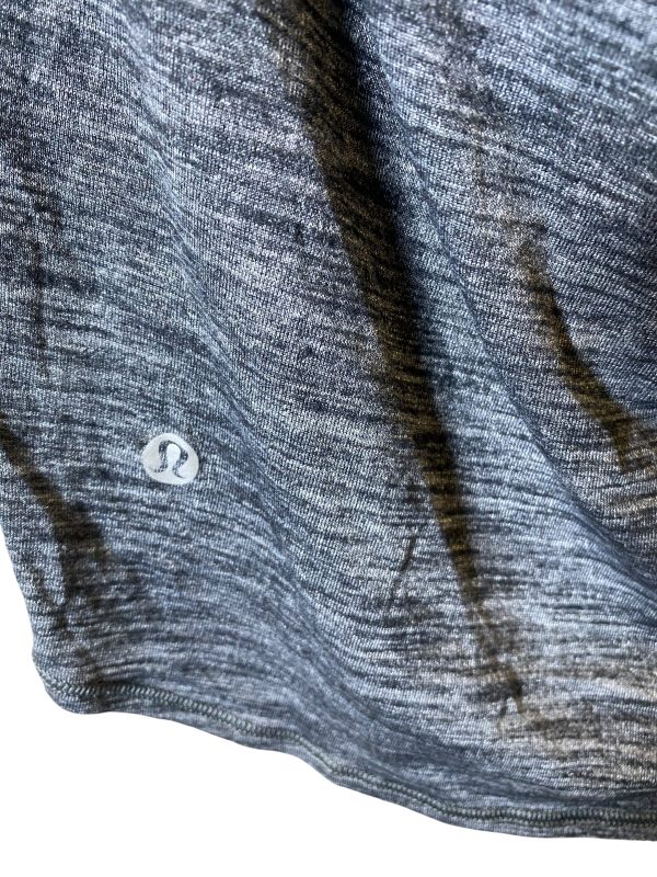 Athletic Tank Top By Lululemon In Black & Grey, Size: M Online Sale