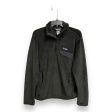 Athletic Top Long Sleeve Collar By Patagonia In Black, Size: L Online Hot Sale