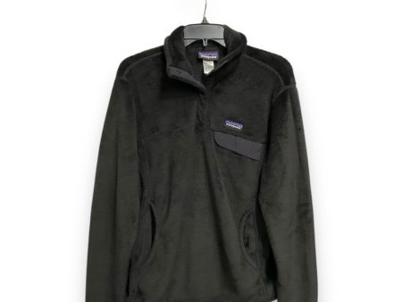 Athletic Top Long Sleeve Collar By Patagonia In Black, Size: L Online Hot Sale