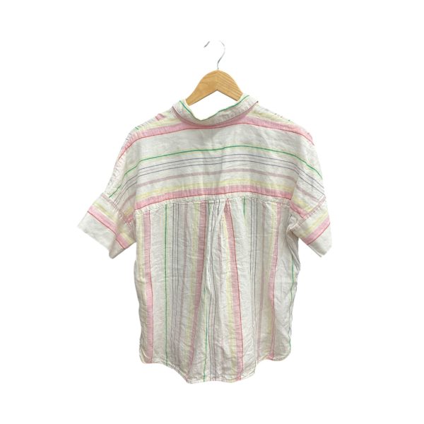 Blouse Short Sleeve By Madewell In Striped Pattern, Size: S Hot on Sale