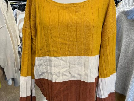 Sweater By Lumiere In Yellow, Size: L Fashion