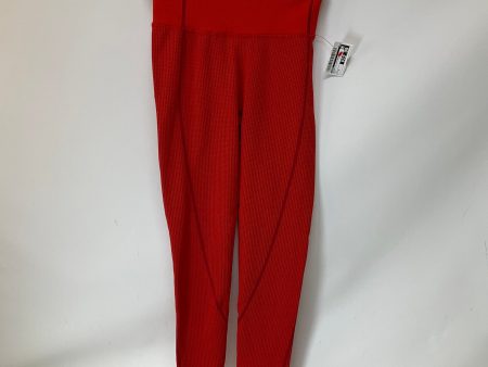 Athletic Leggings By Aerie In Red, Size: S Discount