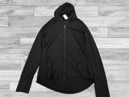 Athletic Top Long Sleeve Hoodie By Athleta In Black, Size: M Fashion