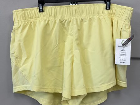 Athletic Shorts By Athletic Works In Yellow, Size: Xl on Sale