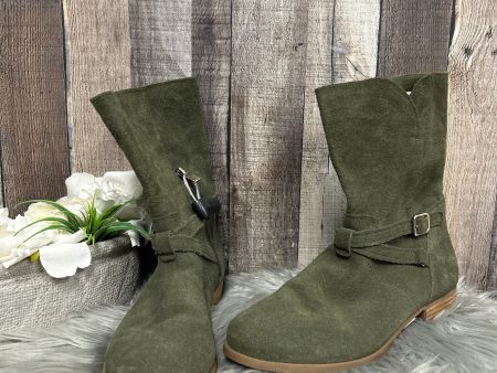 Boots Ankle Flats By Koolaburra By Ugg In Green, Size: 10.5 Online Sale