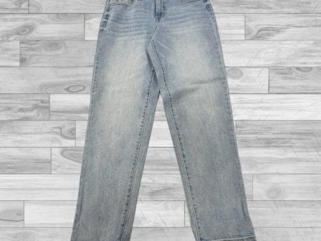 Jeans Straight By Wonderly In Blue Denim, Size: 6 Online Hot Sale