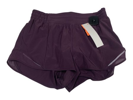 Athletic Shorts By Lululemon In Purple, Size: M Online Hot Sale