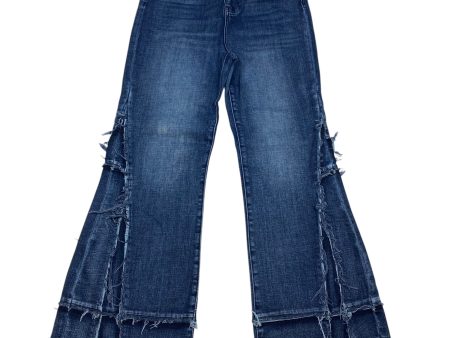 Jeans Straight By Liverpool In Blue Denim, Size: 8 Online Hot Sale