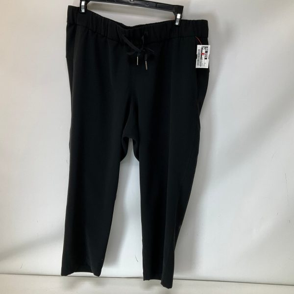 Athletic Pants By Lululemon In Black, Size: 10 Fashion