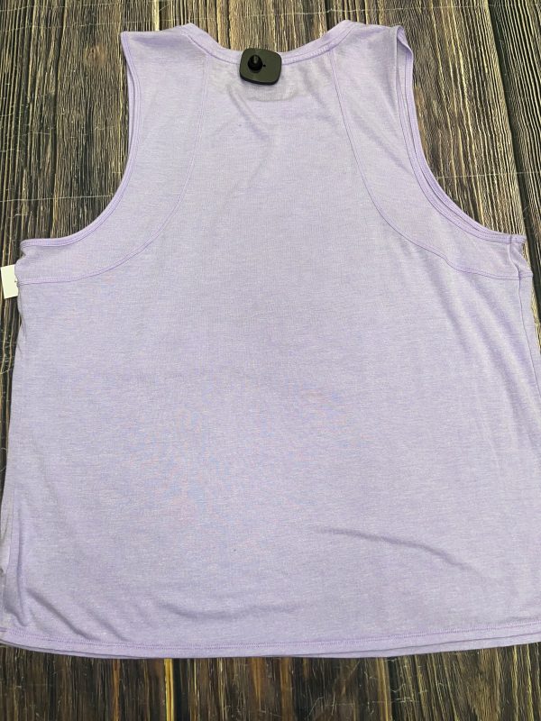 Athletic Tank Top By Reebok In Purple, Size: 1x Discount