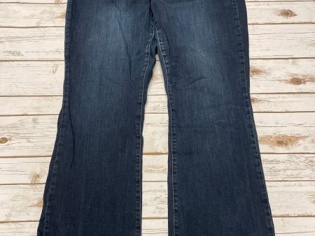 Jeans Straight By Pistola In Blue Denim, Size: 20 For Sale