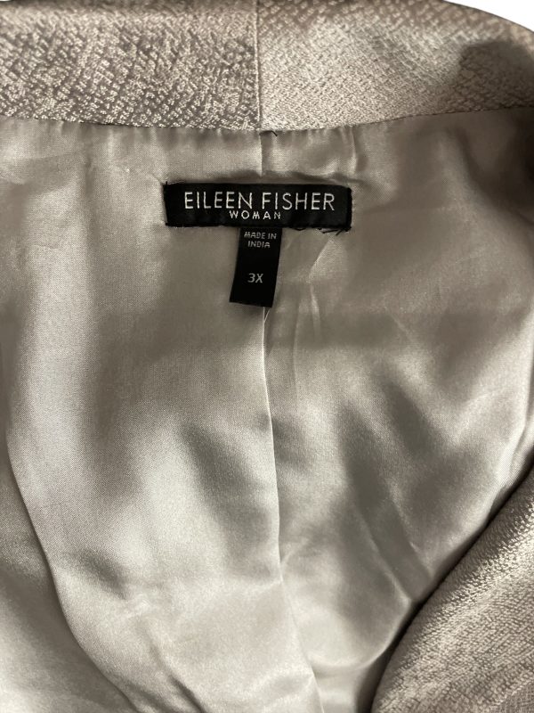 Blazer By Eileen Fisher In Grey, Size: 3x Cheap