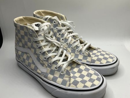 Shoes Sneakers By Vans In Blue & White, Size: 9.5 Online